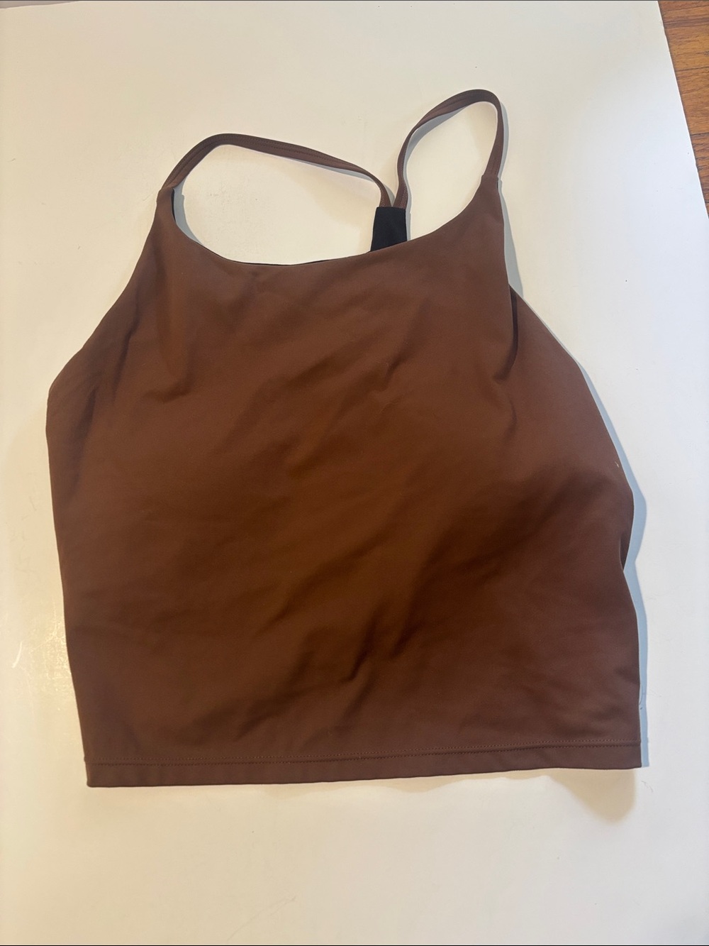 GAP fit studio bra Brown Cropped Tank Camisole